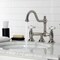 Kingston Brass KS3918PX Restoration Bathroom Bridge Faucet, Brushed Nickel KS3918PX - alternate 5